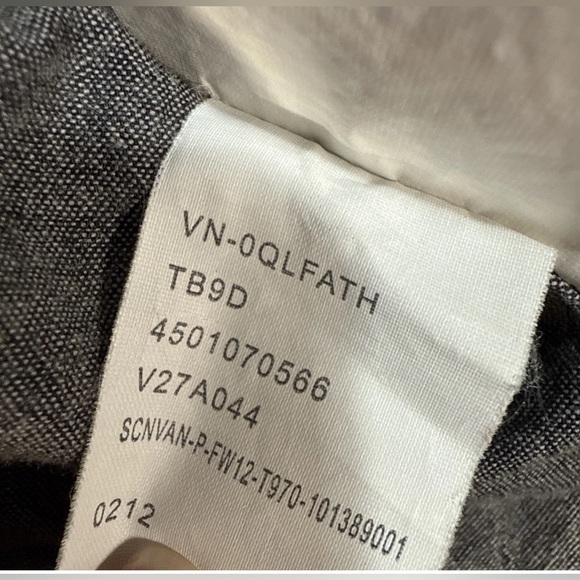 Vans OTW Collection Men’s Grey Stand Collar Coat Button Jacket Size L Streetwear - Picture 14 of 15